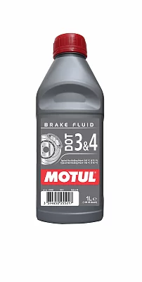 Тормозная жидкость DOT 3 & 4 Brake Fluid 1л MOTUL 105835